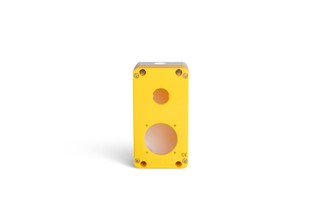 PA Serisi 2 Gözlü Boş (1x22 mm+1xPano Priz Delikli ) Sarı-Gri Asansör Revizyon Kutusu